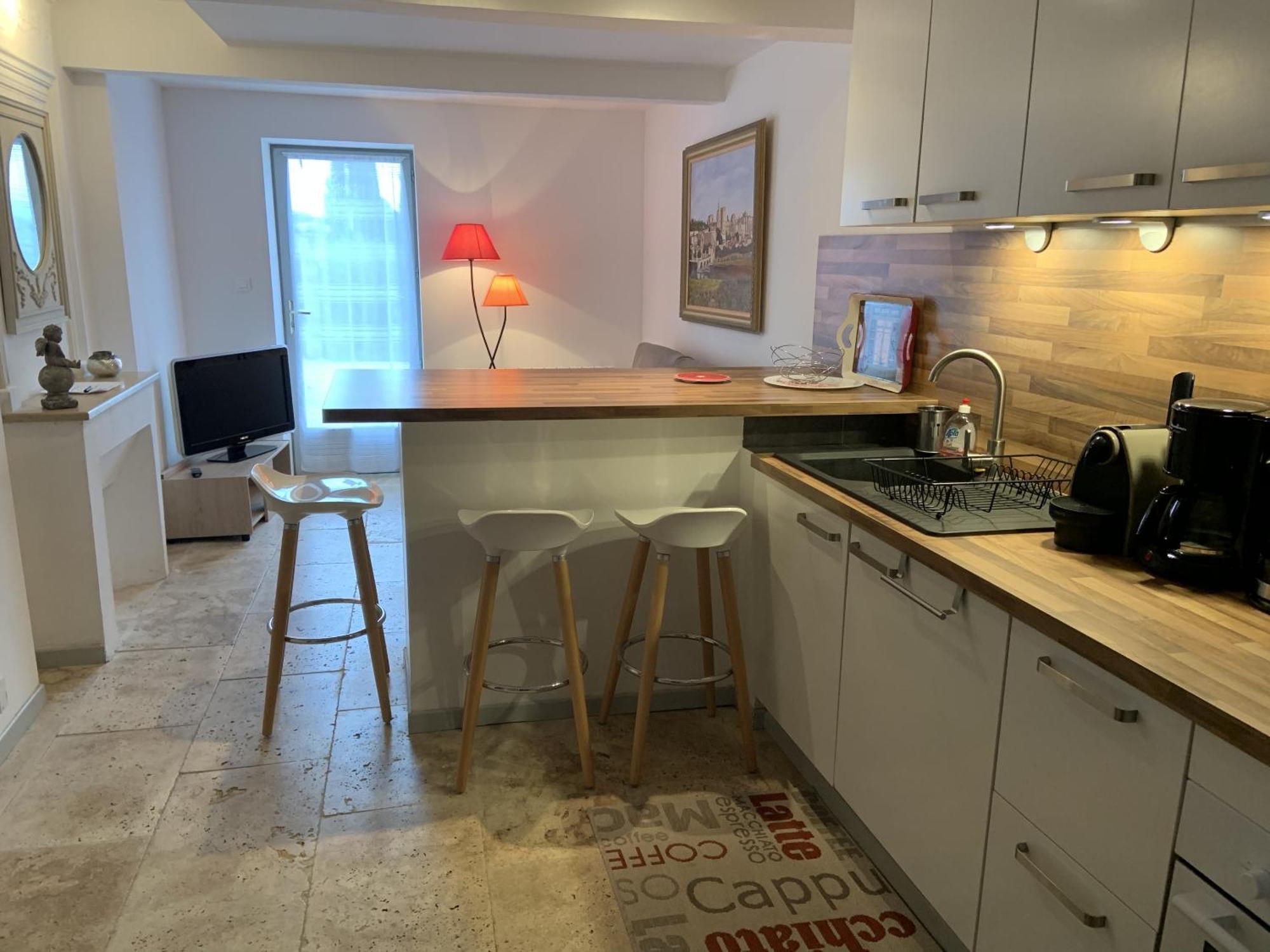 Apartament Appt 2 Pieces Dans Mas Provencal Roquemaure  Zewnętrze zdjęcie